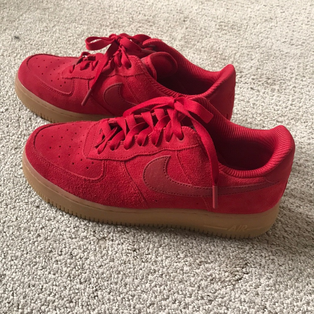 Red Nike Air Force